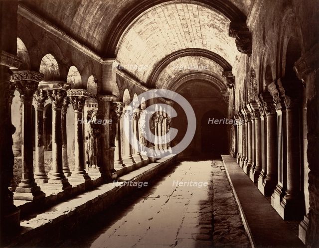 Arles, Cloitre St. Trophime, ca. 1861. Creator: Edouard Baldus.