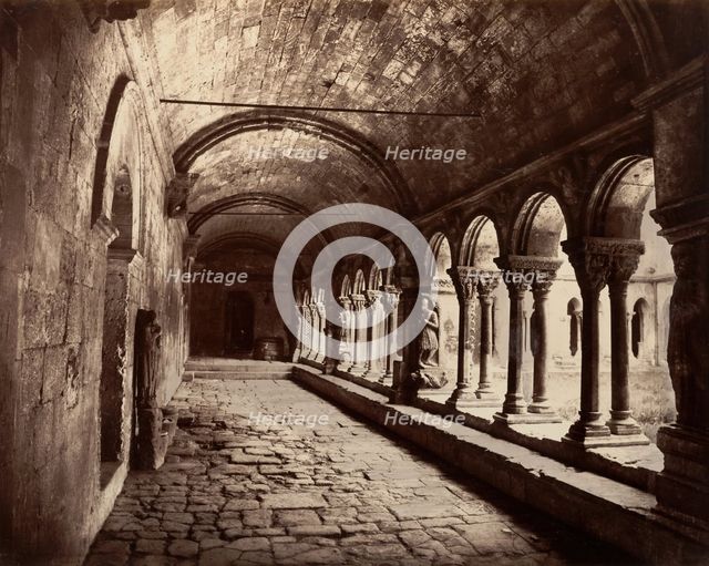 Arles, Cloitre St. Trophime, ca. 1861. Creator: Edouard Baldus.