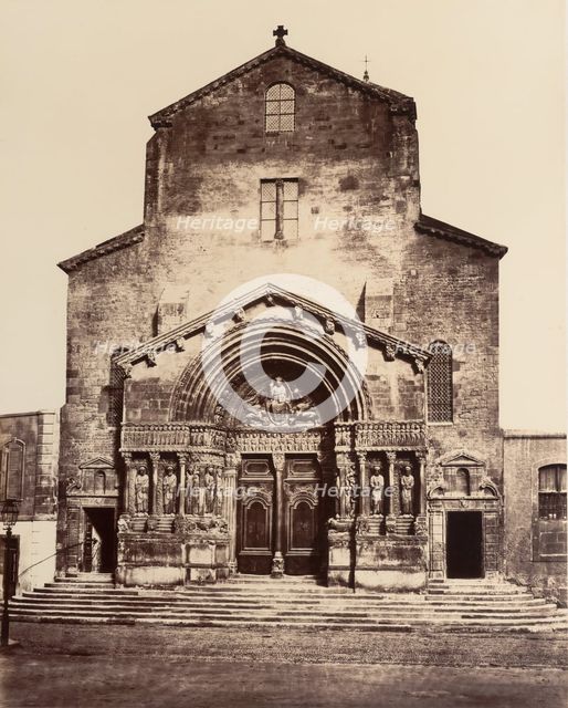 Arles, St. Trophime, 1861 or after. Creator: Edouard Baldus.
