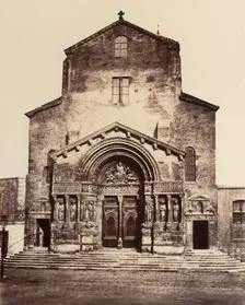 Arles, St. Trophime, 1861 or after. Creator: Edouard Baldus