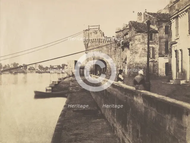 Arles, Porte des Châtaignes, 1852. Creator: Charles Nègre.