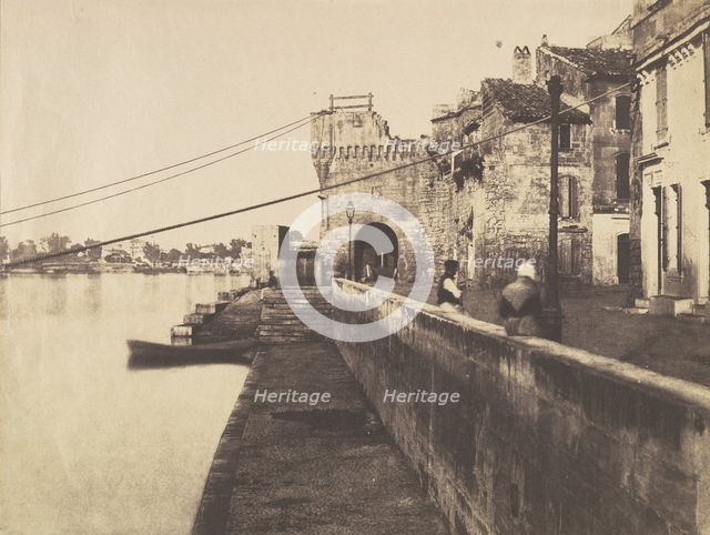 Arles, Porte des Châtaignes, 1852. Creator: Charles Nègre.