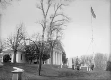 Arlington Mansion - View, Including L'Enfant's Tomb, 1917. Creator: Harris & Ewing