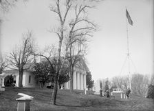 Arlington Mansion - View, Including L'Enfant's Tomb, 1917. Creator: Harris & Ewing