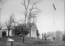 Arlington Mansion - View, Including L'Enfant's Tomb, 1917. Creator: Harris & Ewing