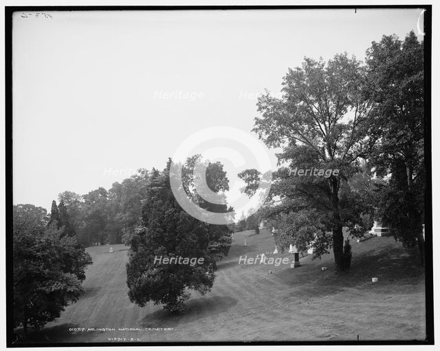 Arlington National Cemetery, between 1900 and 1906. Creator: Unknown.
