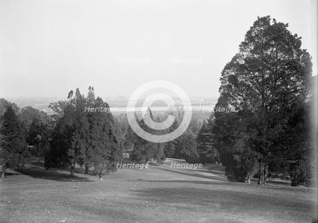 Arlington National Cemetery - View, 1913. Creator: Harris & Ewing.