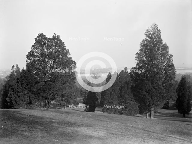 Arlington National Cemetery - View, 1913. Creator: Harris & Ewing.