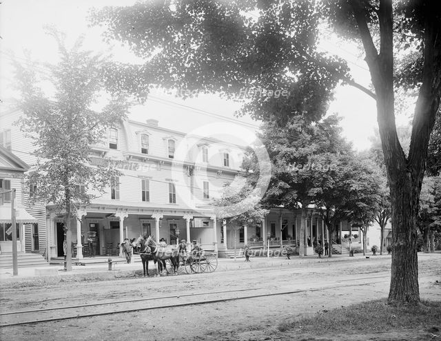 Arlington and Worden Hotels, Lake George, N.Y., The, c1904. Creator: Unknown.