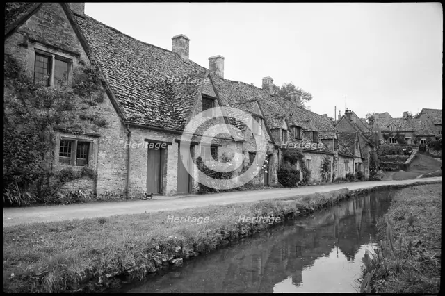 Arlington Row, Bibury, Cotswolds, Gloucestershire, c1955-c1980. Creator: Ursula Clark.
