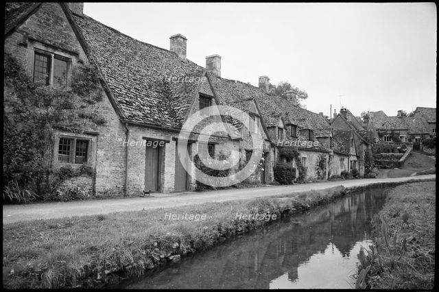 Arlington Row, Bibury, Cotswolds, Gloucestershire, c1955-c1980. Creator: Ursula Clark.