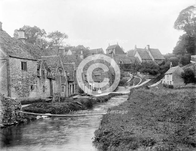 Arlington Row, Bibury, Gloucesrershire, 1901. Artist: Henry Taunt.