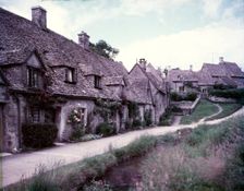 Arlington Row, Bibury, Gloucestershire, c1955. Creator: Arthur Charles Kirby Ware