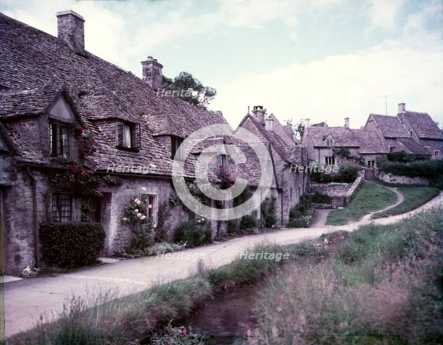 Arlington Row, Bibury, Gloucestershire, c1955. Creator: Arthur Charles Kirby Ware.