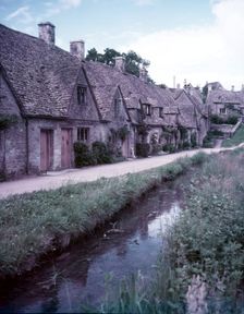 Arlington Row, Bibury, Gloucestershire, c1955. Creator: Arthur Charles Kirby Ware