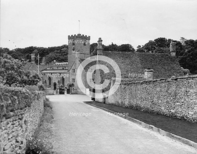 Arlington Row, Bibury, Gloucestershire, c1955. Creator: Arthur Charles Kirby Ware.