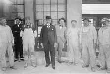 Arlotta & Italian workmen, 1917. Creator: Bain News Service