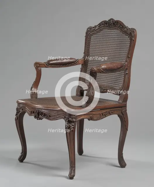 Arm Chair, c.1740. Creator: René Cresson (French, c. 1705-c. 1749).