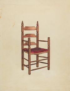 Arm Chair, c. 1940. Creator: Florence Choate