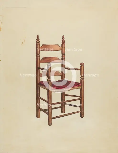 Arm Chair, c. 1940. Creator: Florence Choate.