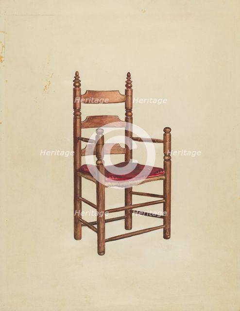 Arm Chair, c. 1940. Creator: Florence Choate.