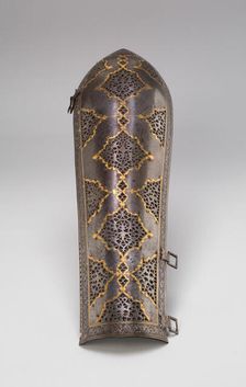 Arm Guard (Bazuband) from Suit of Armor, 18th century. Creator: Unknown