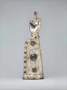 Arm Reliquary, French, 13th century, with 15th century additions. Creator: Unknown