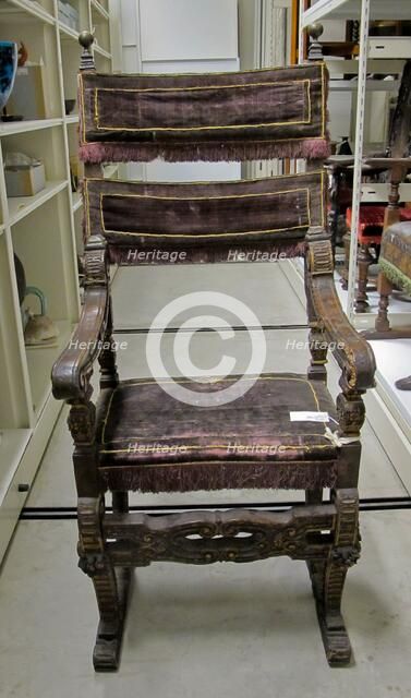 Armchair, 1500s. Creator: Unknown.