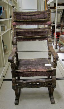 Armchair, 1500s. Creator: Unknown