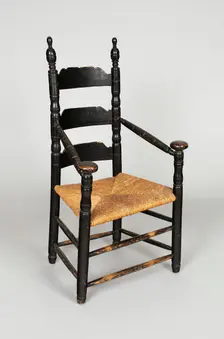 Armchair, 1660/1715. Creator: Unknown