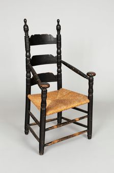 Armchair, 1660/1715. Creator: Unknown