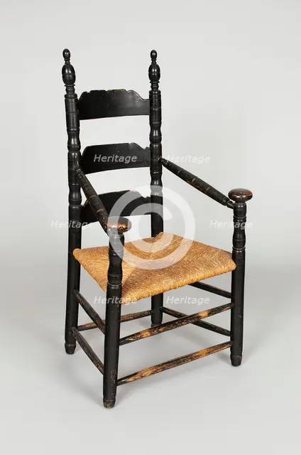 Armchair, 1660/1715. Creator: Unknown.