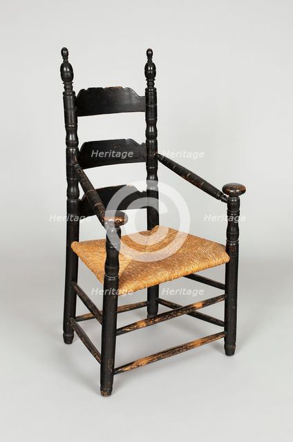 Armchair, 1660/1715. Creator: Unknown.