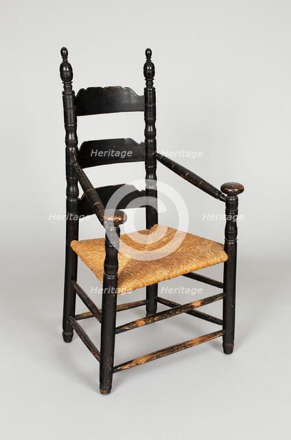 Armchair, 1660/1715. Creator: Unknown.