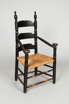 Armchair, 1660/1715. Creator: Unknown