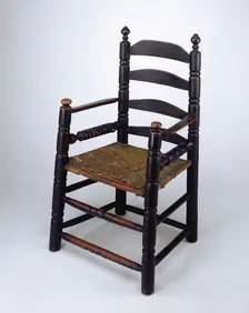 Armchair, 1670/1700. Creator: Unknown