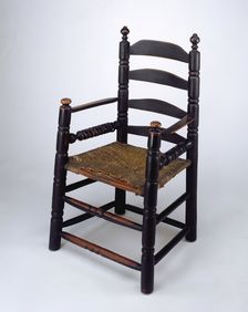 Armchair, 1670/1700. Creator: Unknown