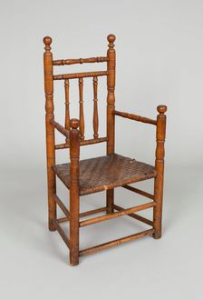Armchair, 1680/1710. Creator: Unknown