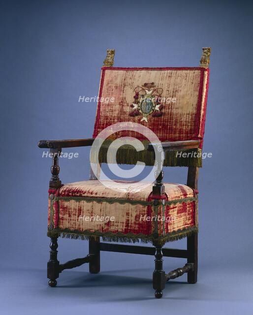 Armchair, 1600s. Creator: Unknown.