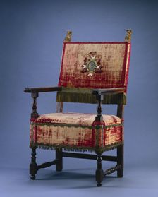 Armchair, 1600s. Creator: Unknown