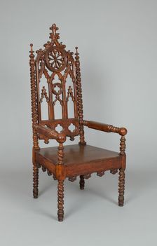 Armchair, 1840/60. Creator: Unknown