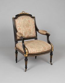 Armchair, 1860/65. Creator: Leon Marcotte