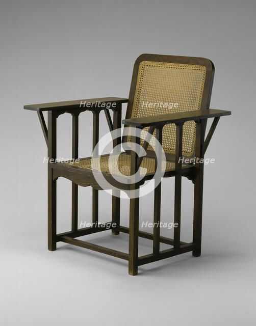 Armchair, 1894/96. Creator: Phoenix Furniture Company.