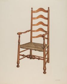 Armchair, 1940. Creator: Harry Eisman