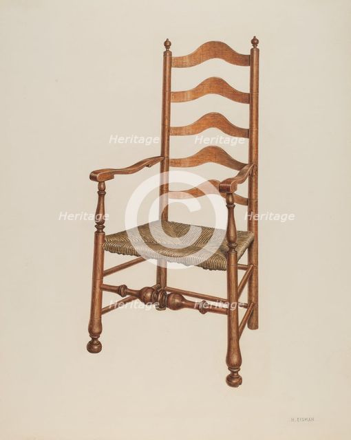 Armchair, 1940. Creator: Harry Eisman.
