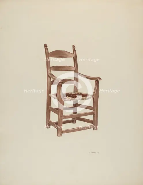 Armchair, 1940. Creator: Joe Brennan.