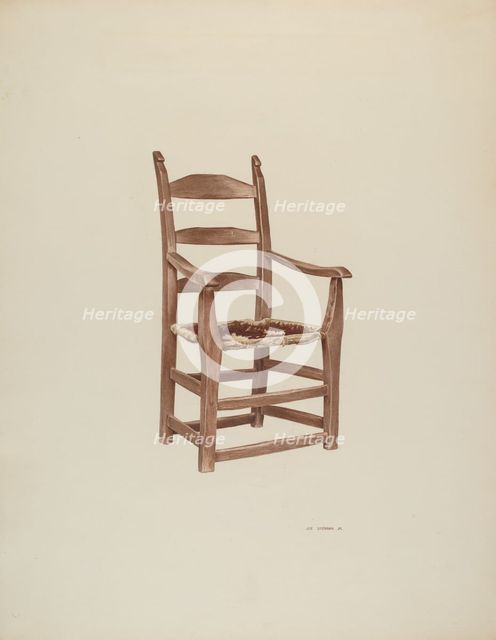 Armchair, 1940. Creator: Joe Brennan.