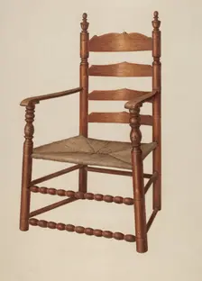 Armchair, 1941. Creator: Isadore Goldberg