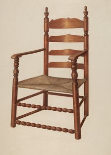 Armchair, 1941. Creator: Isadore Goldberg