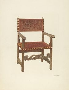 Armchair, 1941. Creator: Robert W.R. Taylor